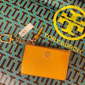 NWT~TORY BURCH~Robinson Card Case Key Fob